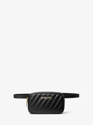 michael kors rose quilted convertible belt bag|More.